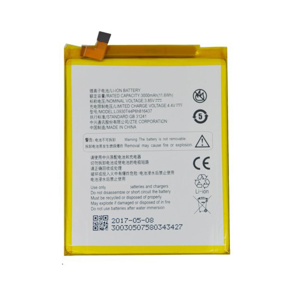 Batería para ZTE GB/zte-GB-zte-Li3930T44P6h816437